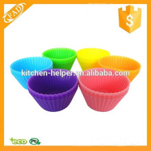 Hot selling high quality heat resistant silicone cupcake mold